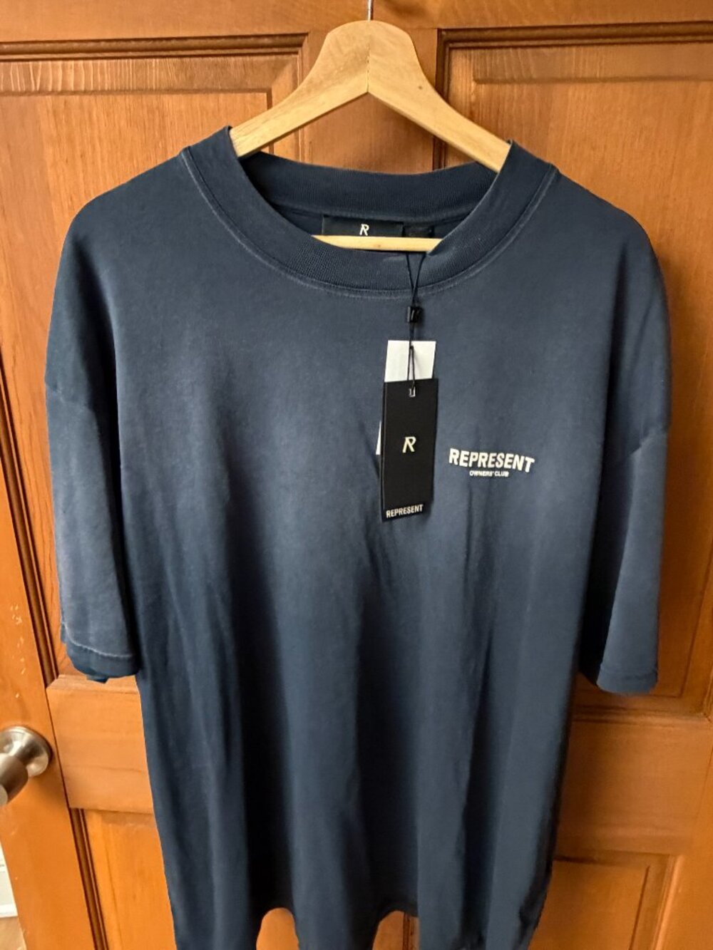REPRESENT Owners Club Men's Navy T-Shirt Size XL-BRAND NEW!!